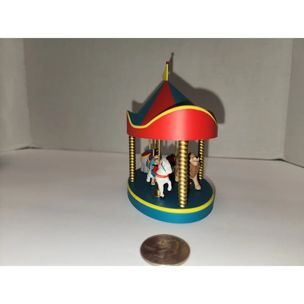 Carousel Gift‎ Set Hallmark Keepsake Merry Miniatures elephant camel horse lion